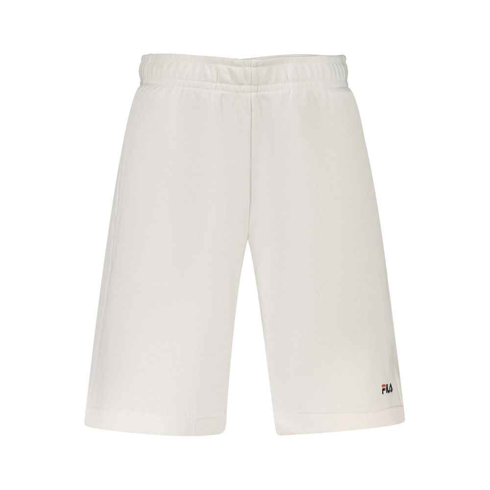 Fila White Cotton Men's Sweatpant