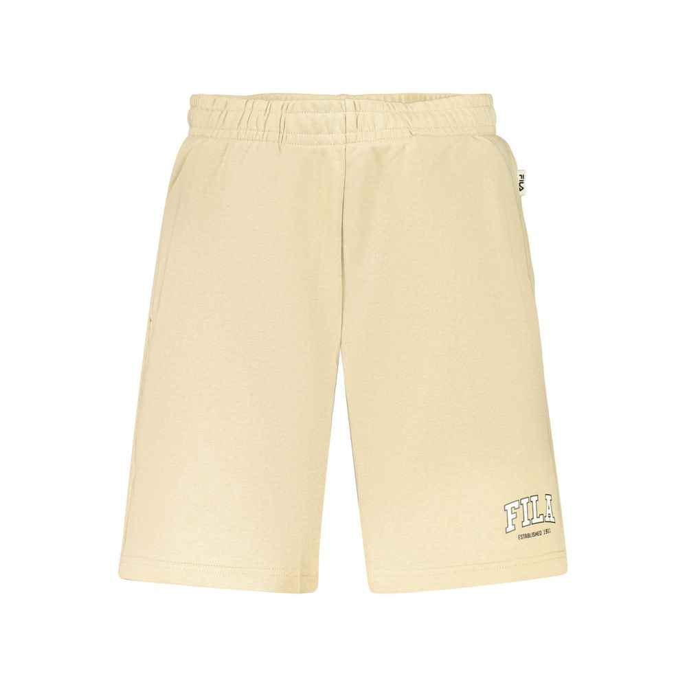 Fila Beige Cotton Mens Short