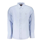 Tommy Hilfiger Azzurro Cotton Men's Shirt
