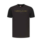 Tommy Hilfiger Black Cotton Men's T-Shirt