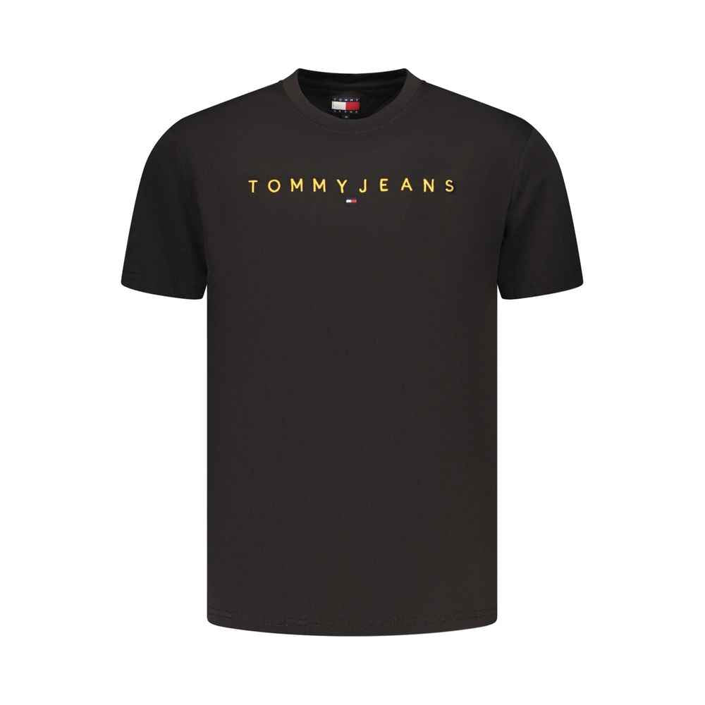Tommy Hilfiger Black Cotton Men's T-Shirt
