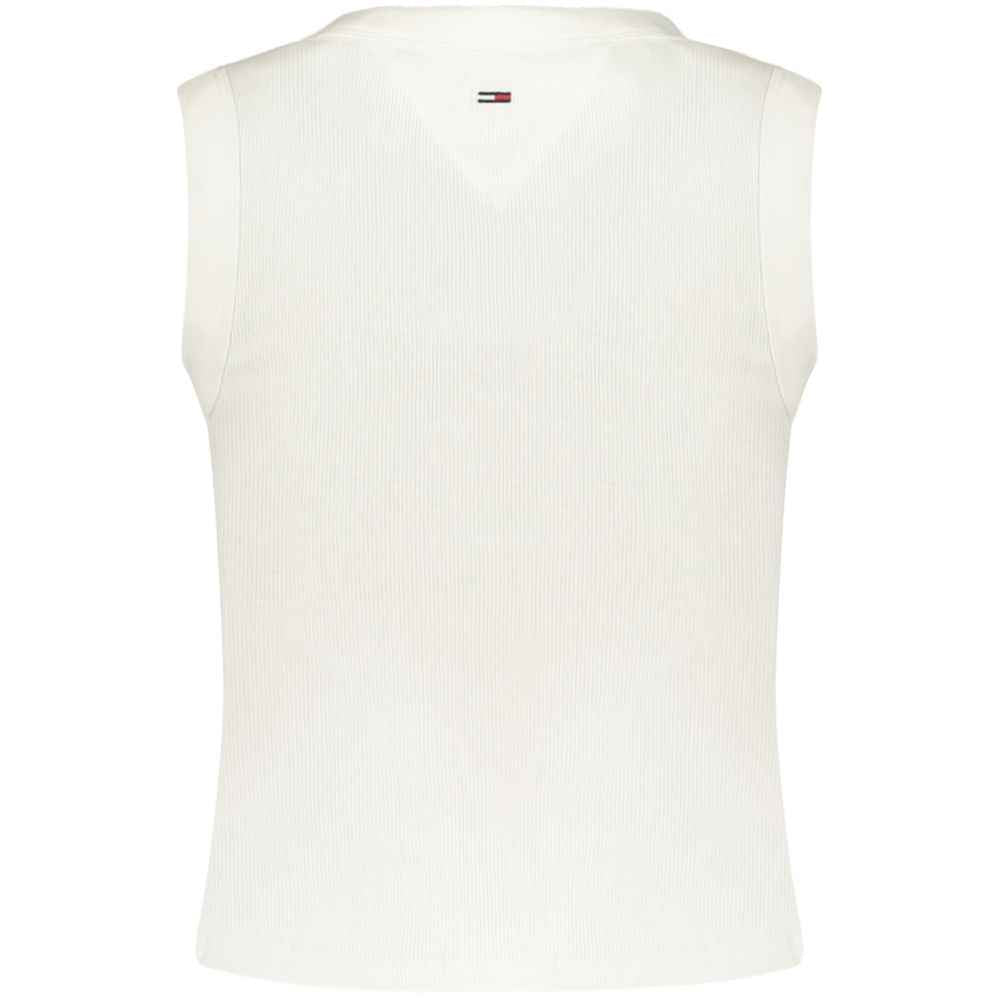 Tommy Hilfiger White Cotton Women's Tank