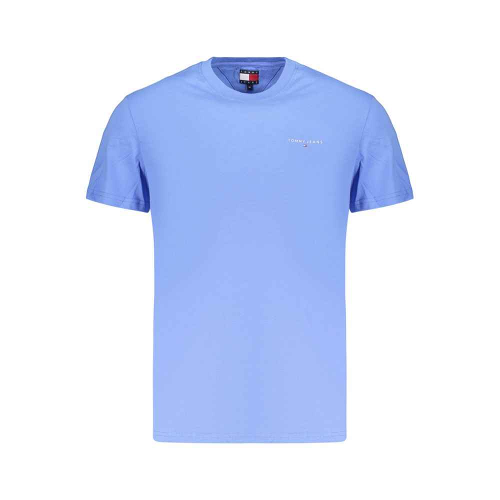 Tommy Hilfiger Light Blue Cotton Men's T-Shirt