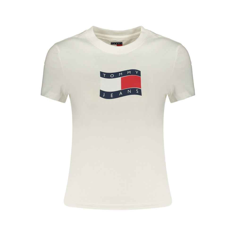 Tommy Hilfiger Bianco Cotton Women's T-Shirt