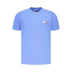 Tommy Hilfiger Azzurro Cotton Uomo T-Shirt