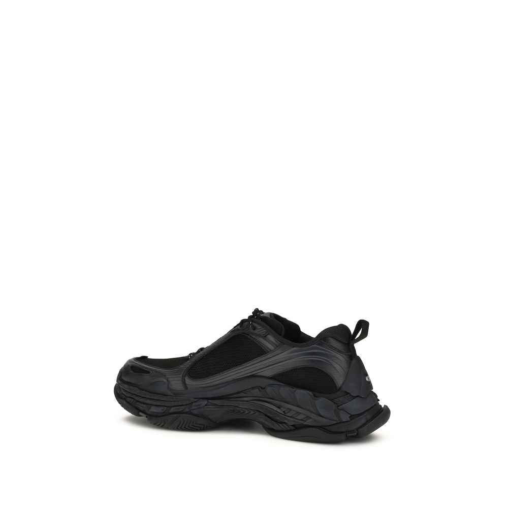 Balenciaga Black Polyester Athletic Sneakers