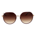 Furla Rose Gold Metal Sunglasses