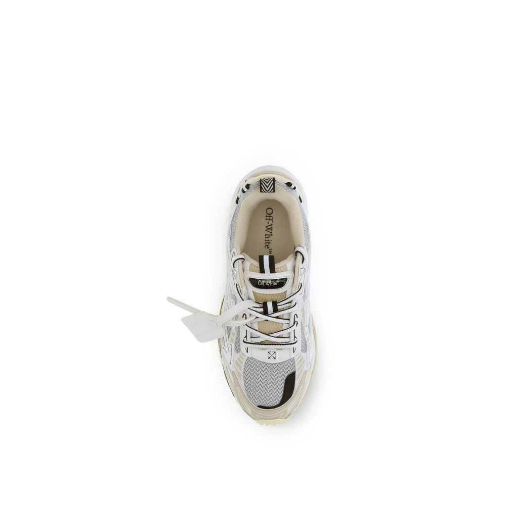 Off-White Multicolor Polyethylene Athletic Sneakers