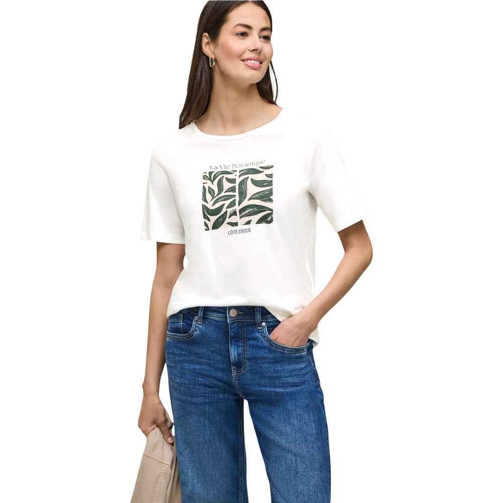Street One White Cotton T-Shirt