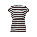 Street One Brown Polyester T-Shirt