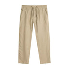 Lyle & Scott Beige Linen Casual Pants