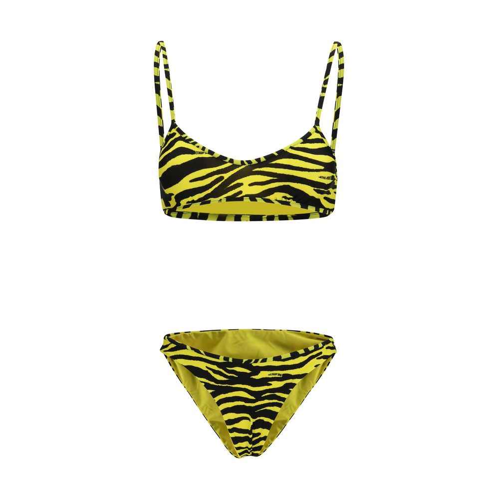 The Attico Bicolor Polyester Bikini