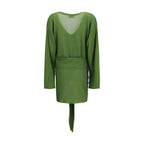The Attico Bicolor Viscose Casual Dress