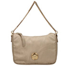 Versace Beige Fabric Handbag