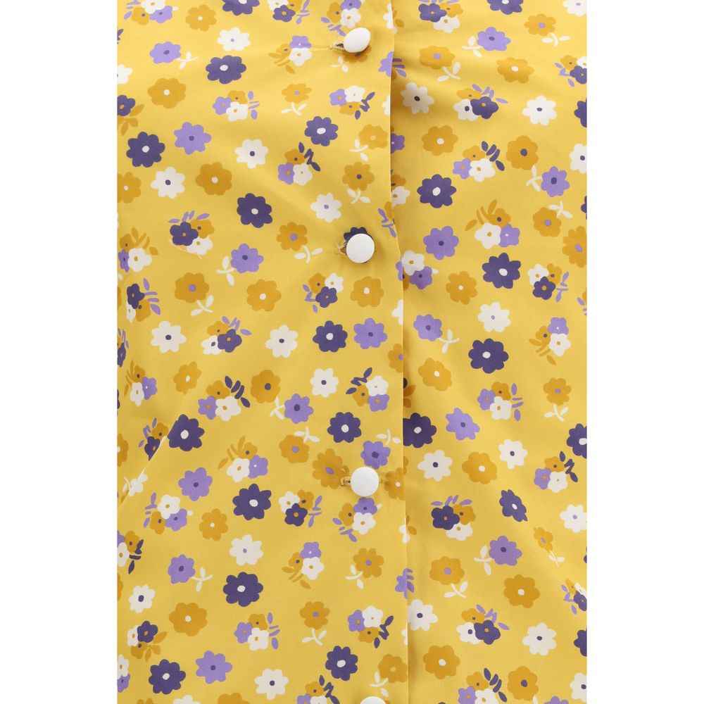 Miu Miu Bicolor Cotton Casual Dress