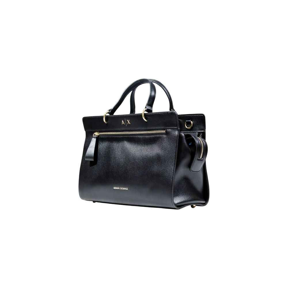 Armani Exchange Black Polyester Handbag