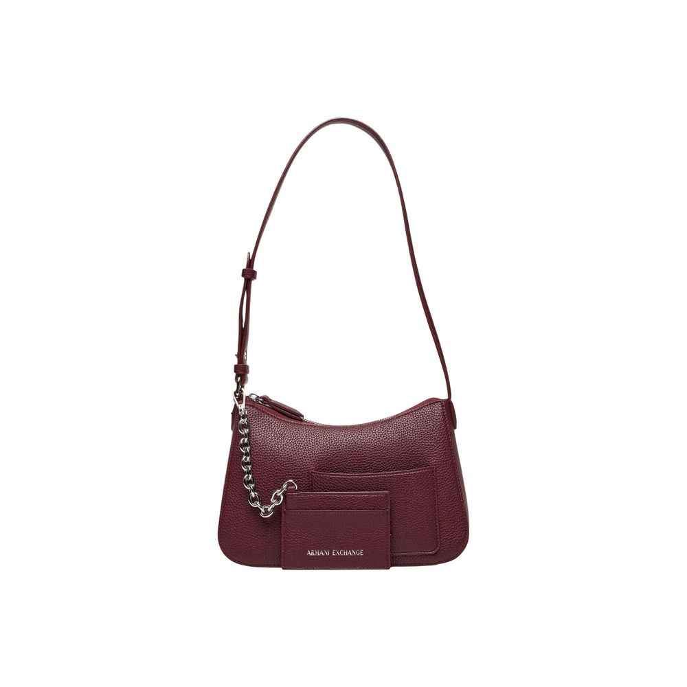 Armani Exchange Bordeaux Polyester Handbag
