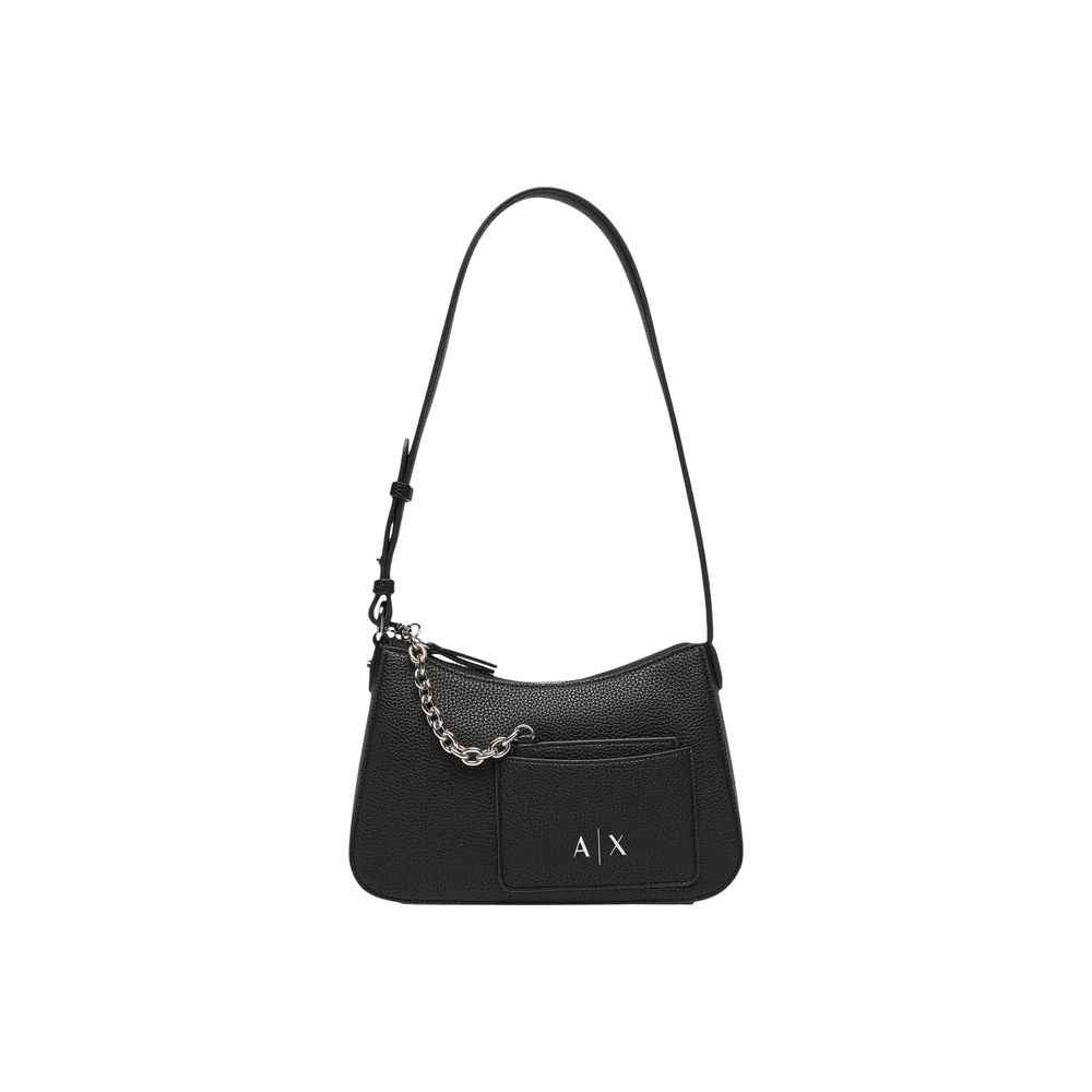 Armani Exchange Black Polyester Handbag