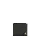 Prada Black Calf Leather Bos Taurus Wallet