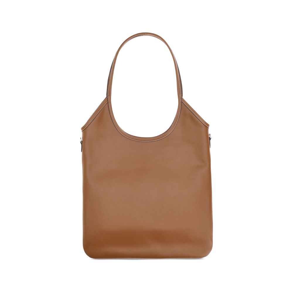 Miu Miu Brown Calf Leather Bos Taurus Shoulder Bag