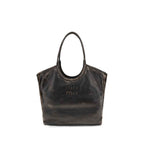 Miu Miu Brown Calf Leather Bos Taurus Shoulder Bag