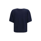 Brunello Cucinelli Blue Cashmere Sleeveles Sweater