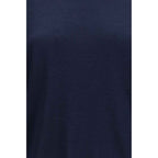 Brunello Cucinelli Blue Cashmere Sleeveles Sweater