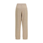 Brunello Cucinelli Beige Cashmere Casual Pants