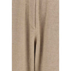 Brunello Cucinelli Beige Cashmere Casual Pants