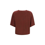 Brunello Cucinelli Bordeaux Cashmere Sweatshirt