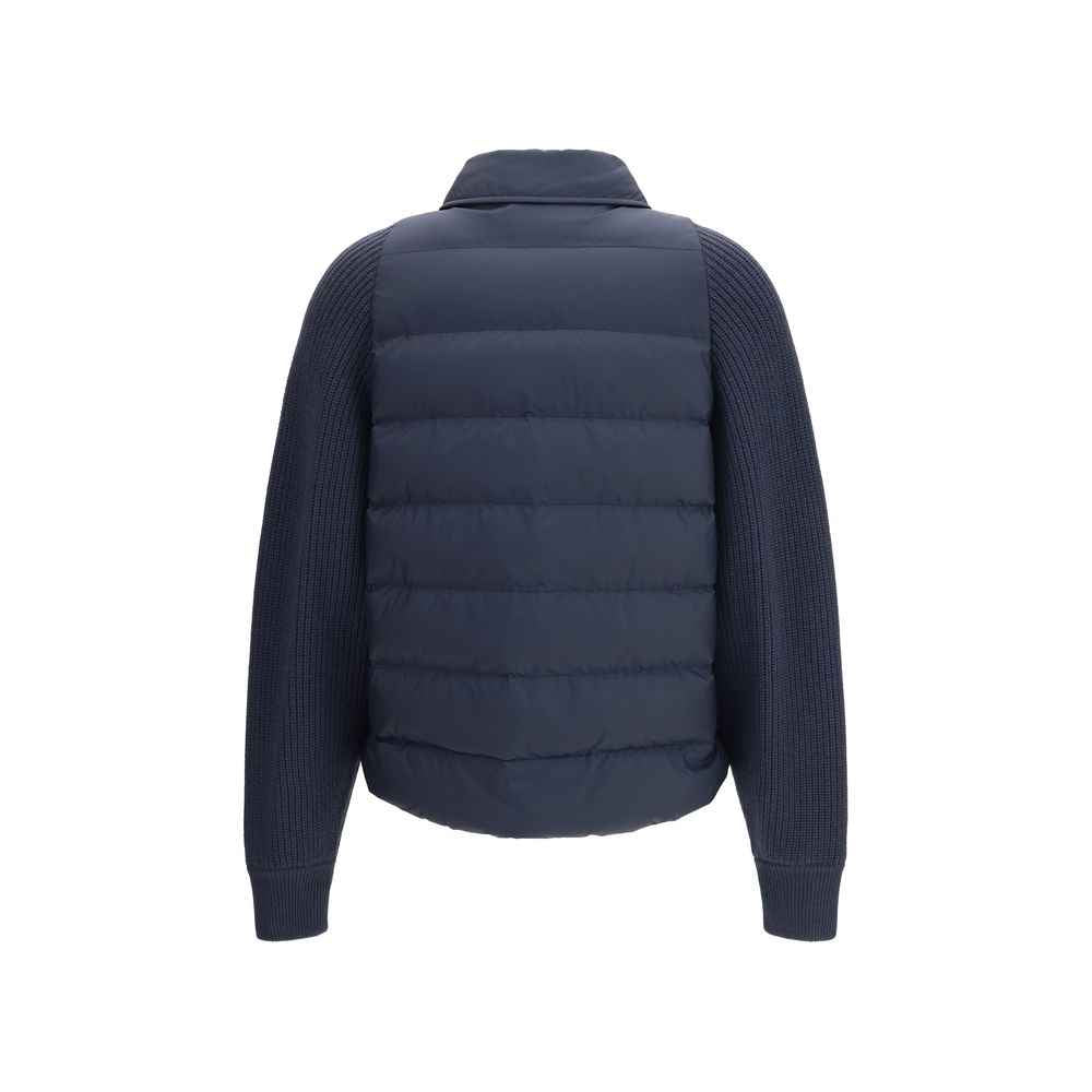Brunello Cucinelli Blue Polyester Jacket