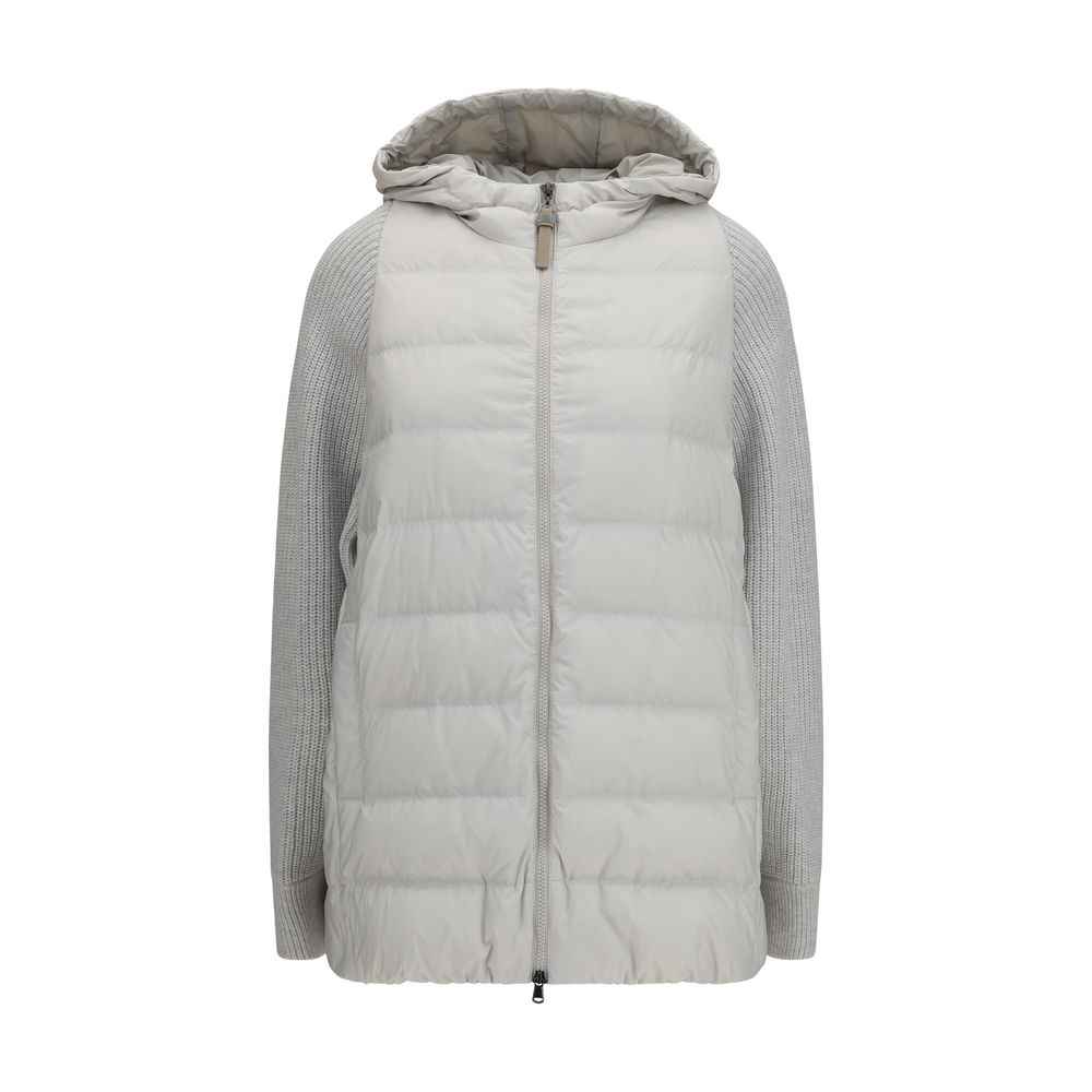 Brunello Cucinelli Gray Polyamide Jacket