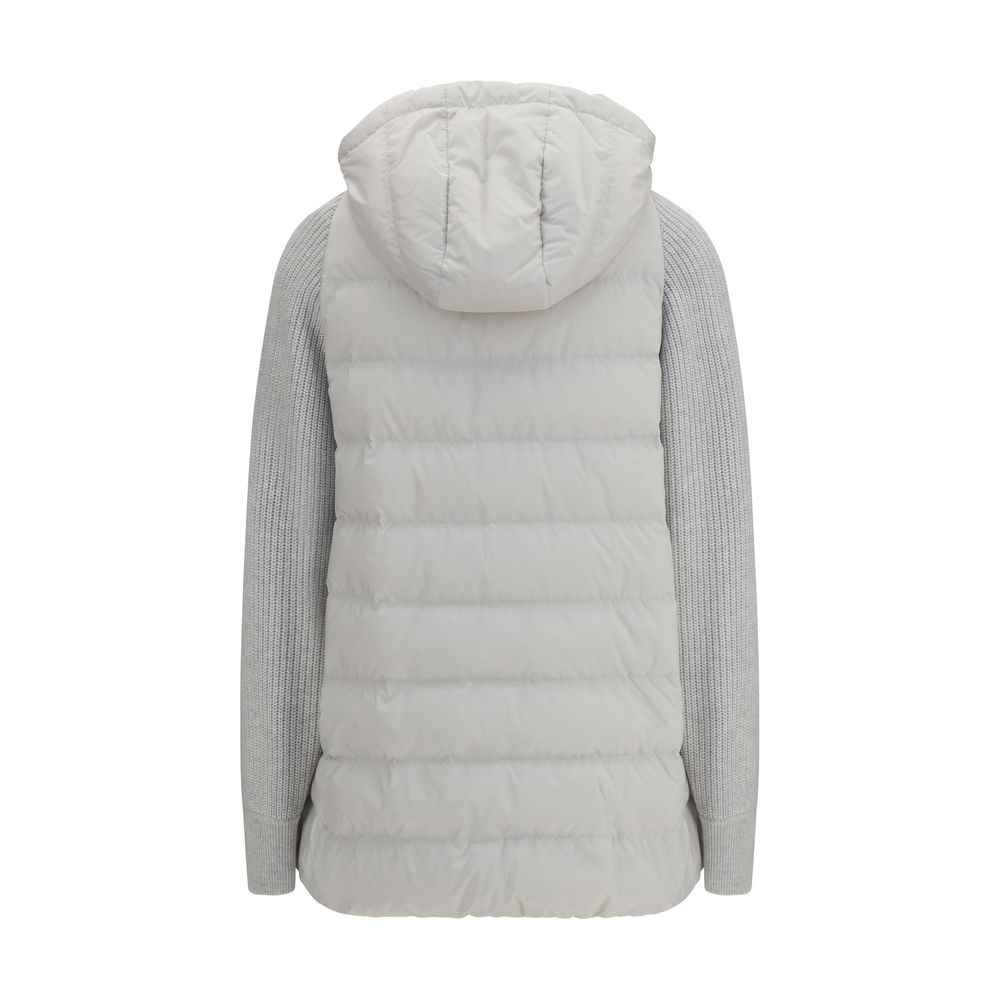Brunello Cucinelli Gray Polyamide Jacket