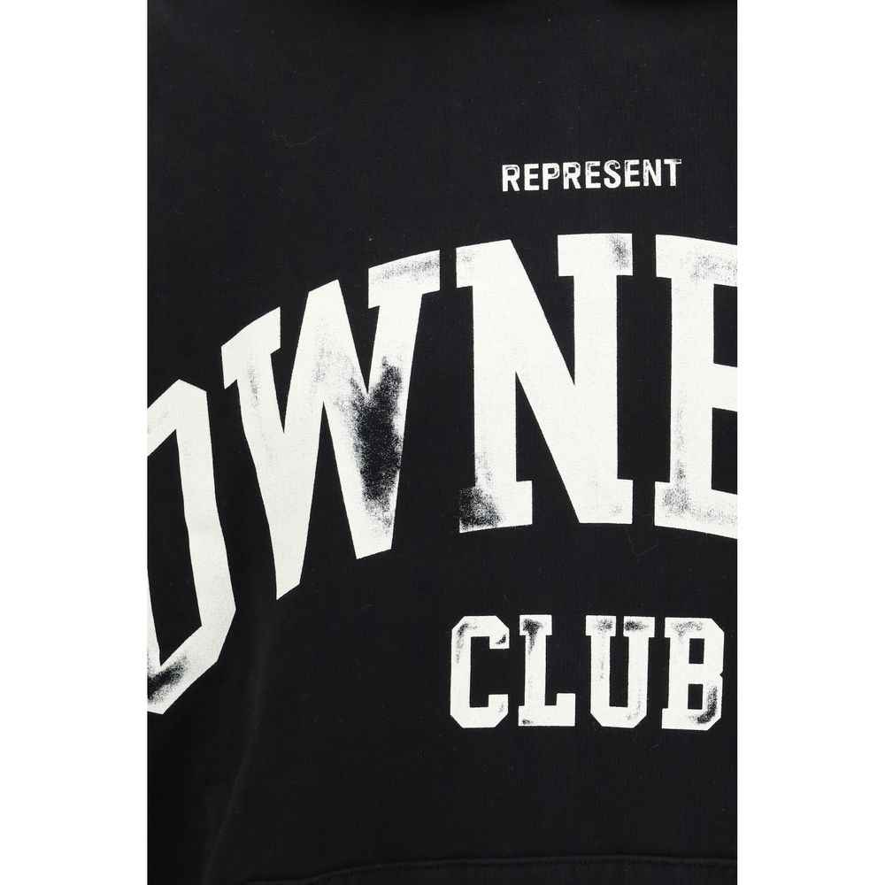 Represent Black Cotton Sweatshirt