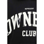 Represent Black Cotton Sweatshirt
