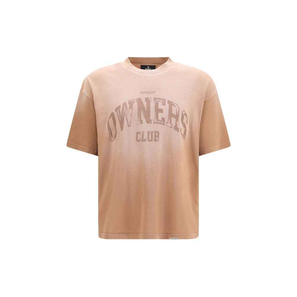 Represent Brown Cotton T-Shirt