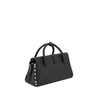 Zanellato Black Calf Leather Bos Taurus Shoulder Bag