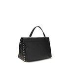 Zanellato Black Calf Leather Bos Taurus Shoulder Bag