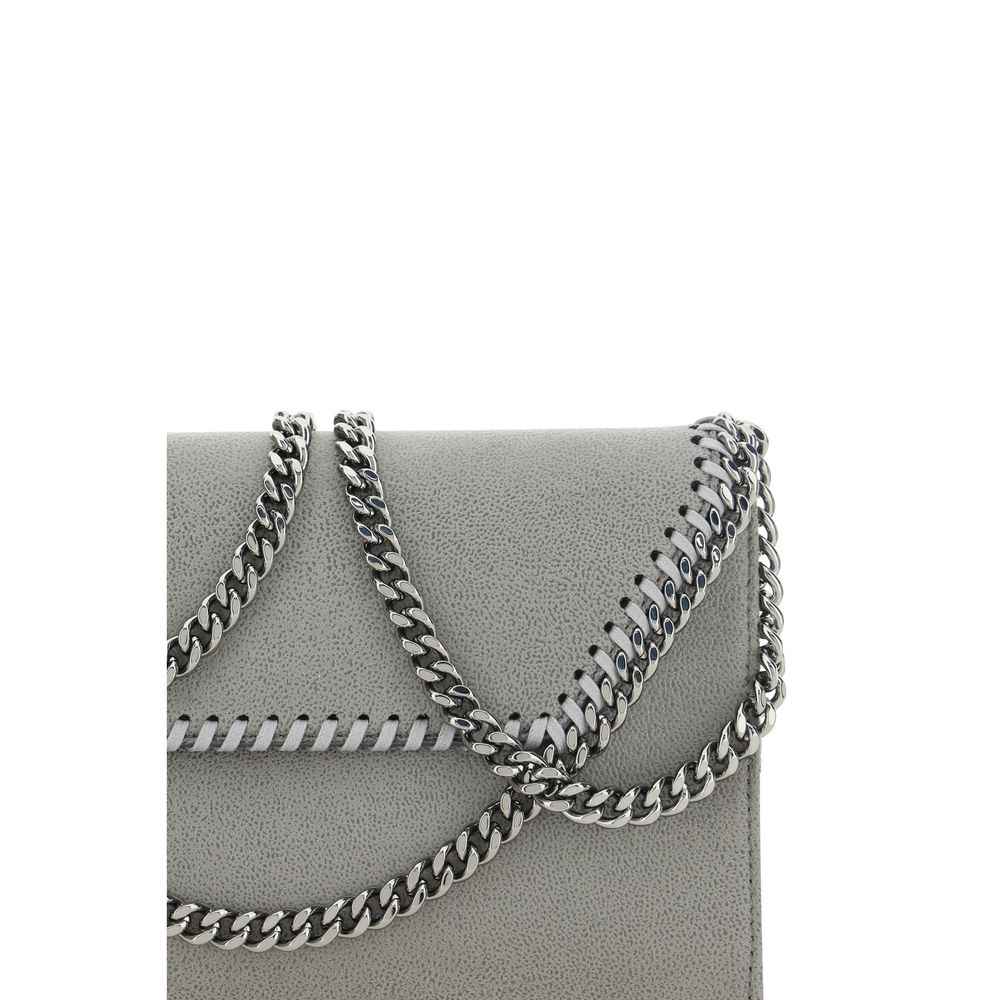 Stella McCartney Gray Polyester Shoulder Bag