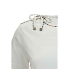 Burberry White Cotton T-Shirt