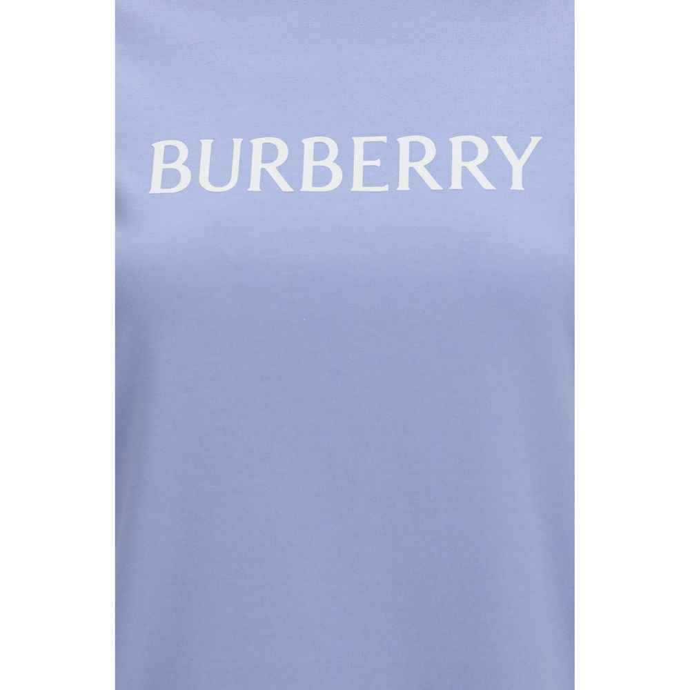 Burberry Blue Cotton T-Shirt