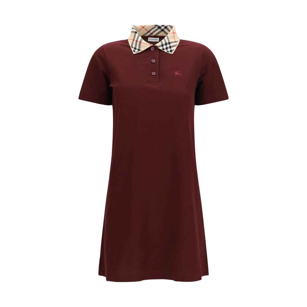 Burberry Bordeaux Cotton Casual Dress