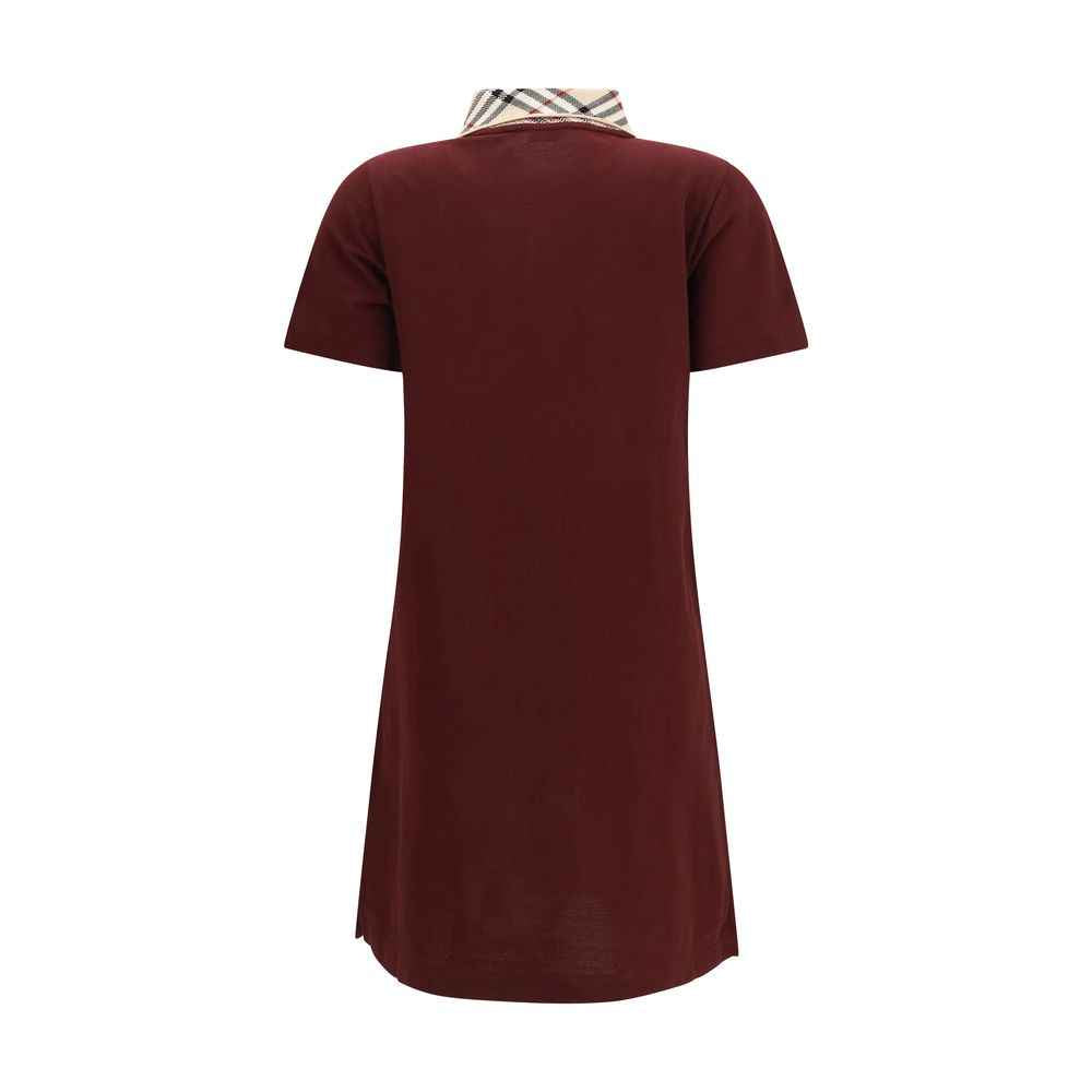 Burberry Bordeaux Cotton Casual Dress