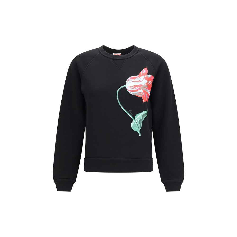 Kenzo Black Cotton Sweatshirt
