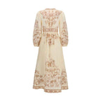 Zimmermann Beige Linen Casual Dress