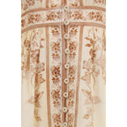 Zimmermann Beige Linen Casual Dress
