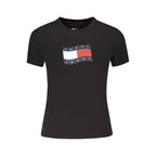 Tommy Hilfiger Black Cotton Women's T-Shirt