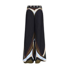 Emilio Pucci Black Silk Flared Pants