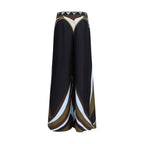 Emilio Pucci Black Silk Flared Pants