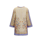 Zimmermann Multicolor Linen Casual Dress